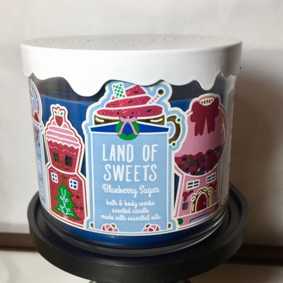 BLUEBERRY SUGAR 3-Wick Candle - Picture 1 of 4